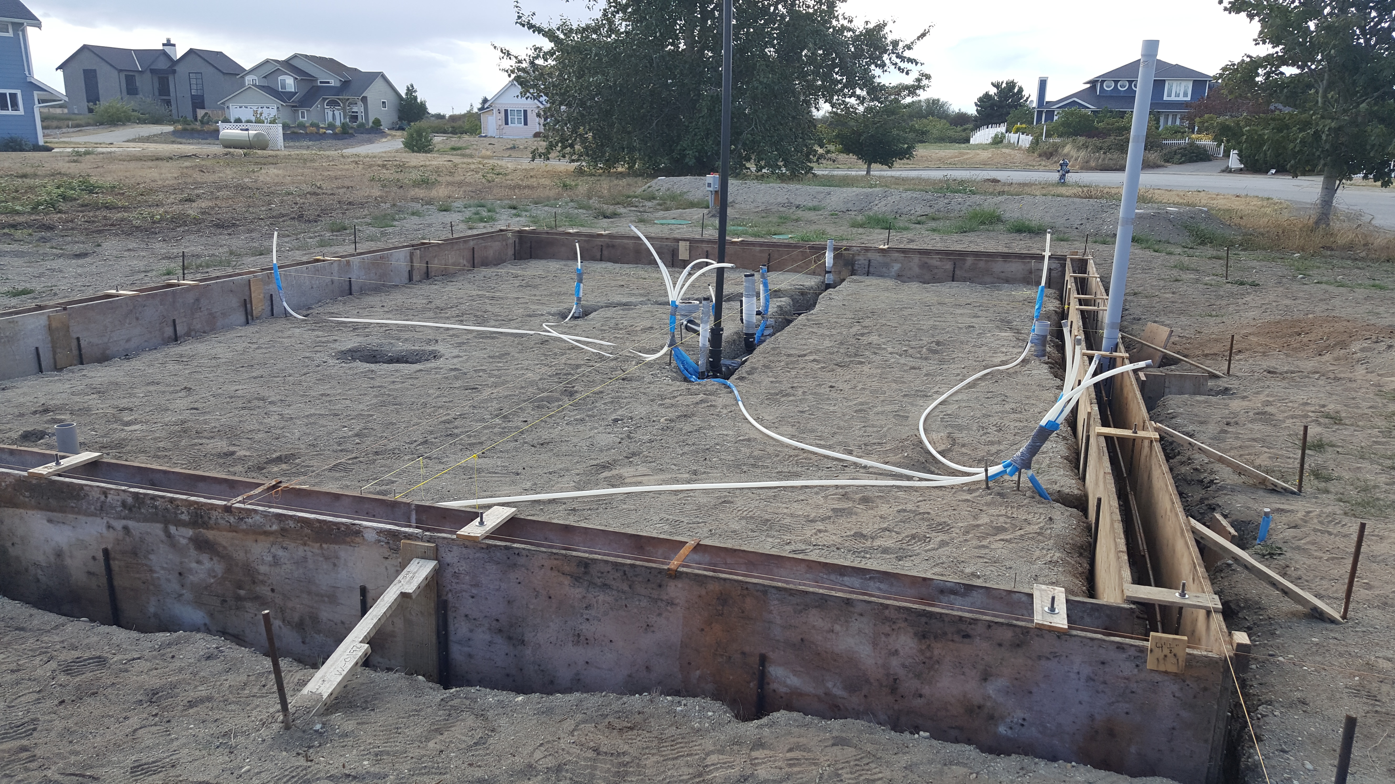 Step 6d – Prepare for the First Concrete Pour
