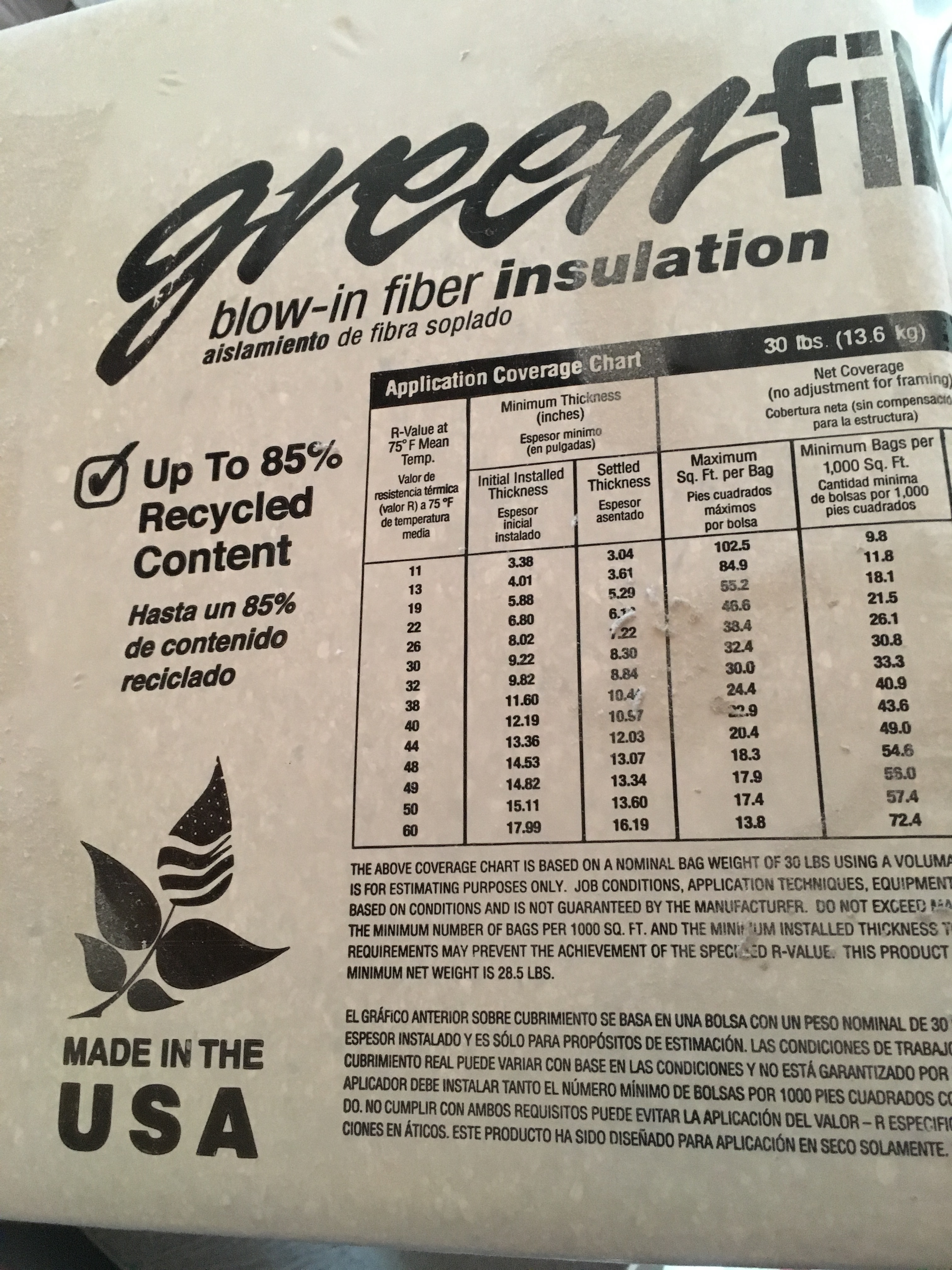 Saving Sustainably - Step 22d - Install Dense Pack Cellulose Insulation